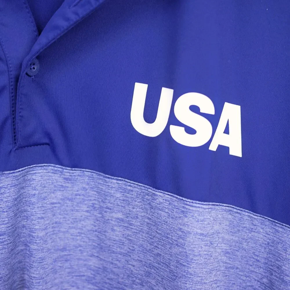 ADIDAS USA Golf OMBRE Ultimate365 Short Sleeve Polo - Men's Size L